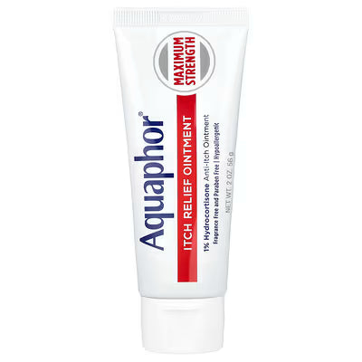 Aquaphor, Itch Relief Ointment, Maximum Strength, Fragrance Free, 2 oz (56 g)