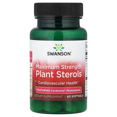 Swanson Vitamins, Plant Sterols, Maximum Strength, 60 Softgels