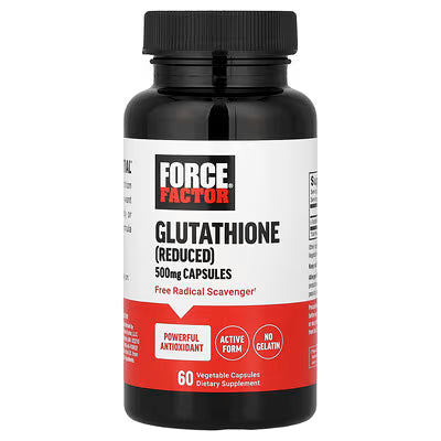 Force Factor, Glutathione (Reduced), 500 mg , 60 Vegetable Capsules
