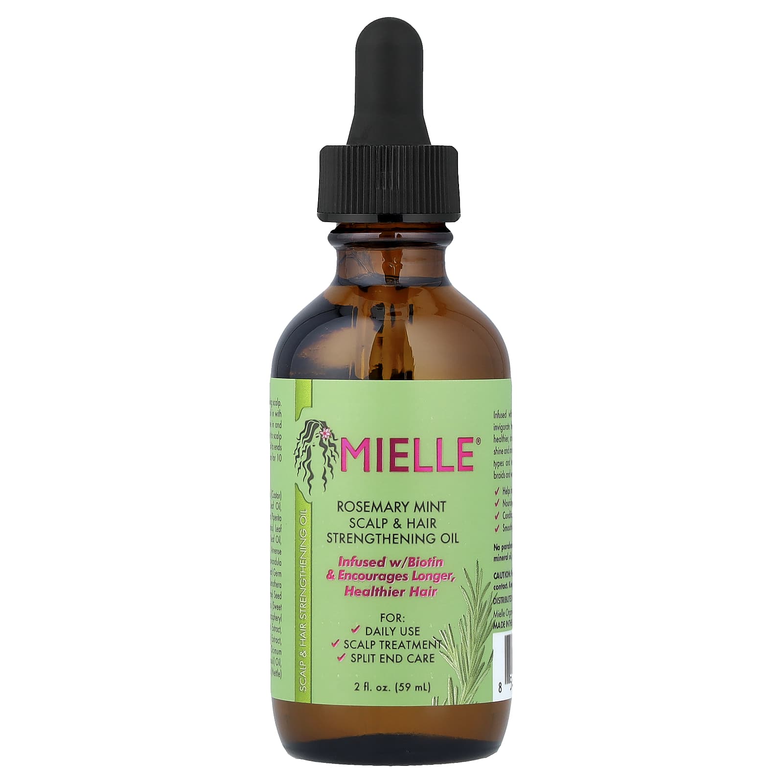 Scalp & Hair Strengthening Oil, Rosemary Mint, 2 fl oz (59 ml)