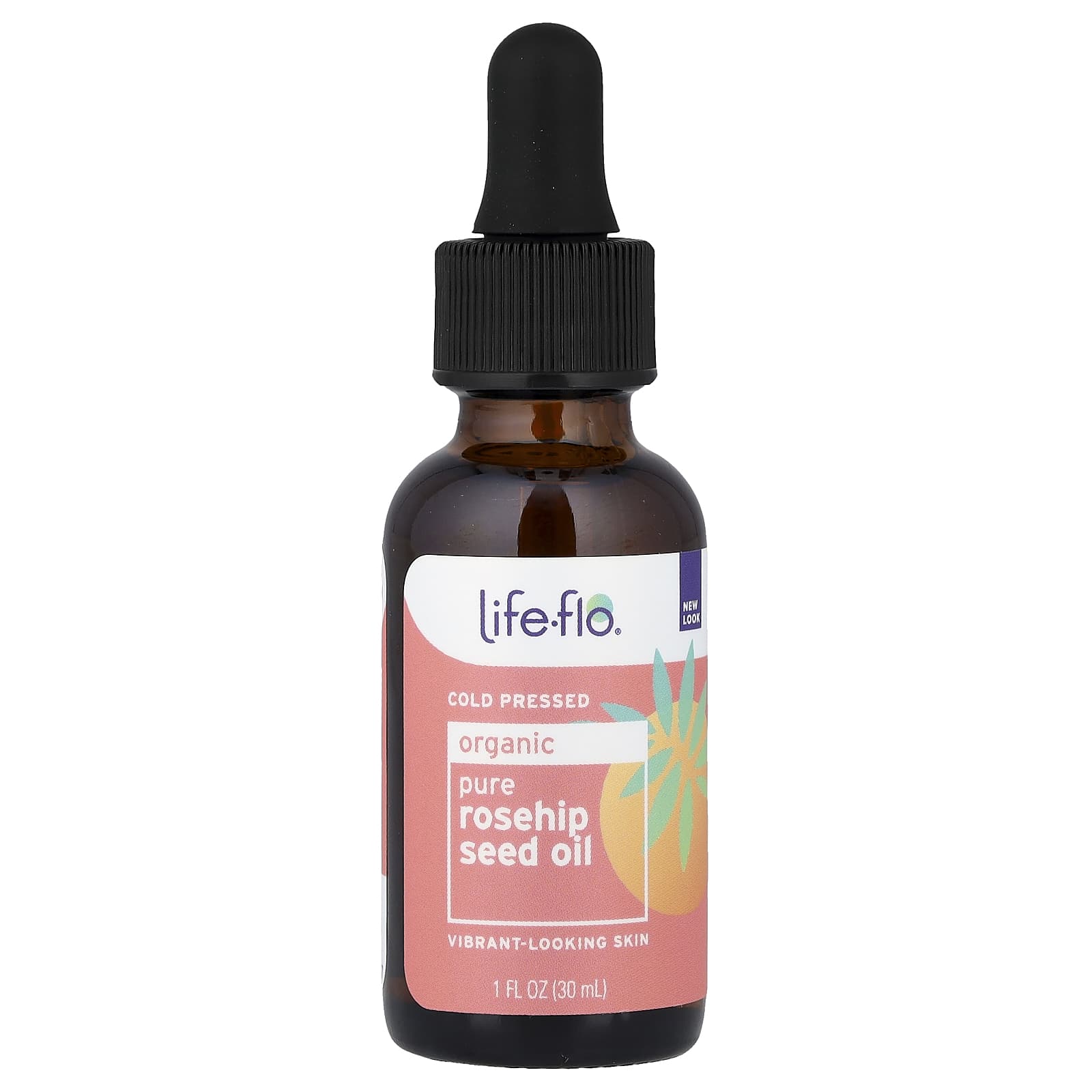 Organic Pure Rosehip Seed Oil, 1 fl oz (30 ml)