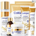 Collagen Skin Care Set, 6Pcs Face Care Sets for Older Women, Firming Skin, Shrink Pores, Smooth Wrinkles, Hydrating Skin Care Set Include Serum Face Cream Eye Cream Toner Cleanser Facial Mask1