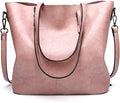 Pahajim Faux Leather Tote Bag for Women, Large Zipper Shoulder Purse | Roomy work tote with crossbody strap 3 sections A4 storage and pockets for office school travel