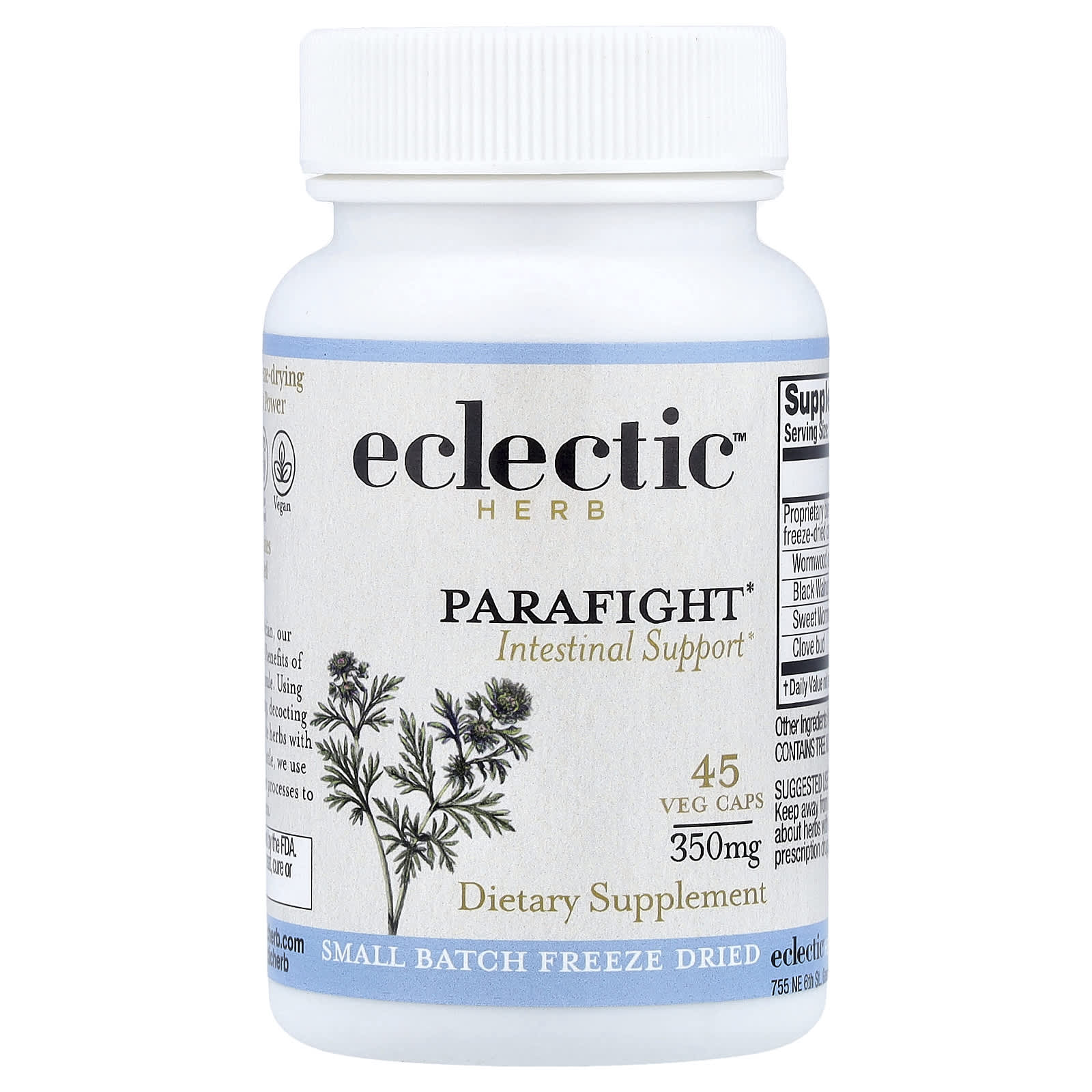 Parafight, Intestinal Support, 45 Veg Caps